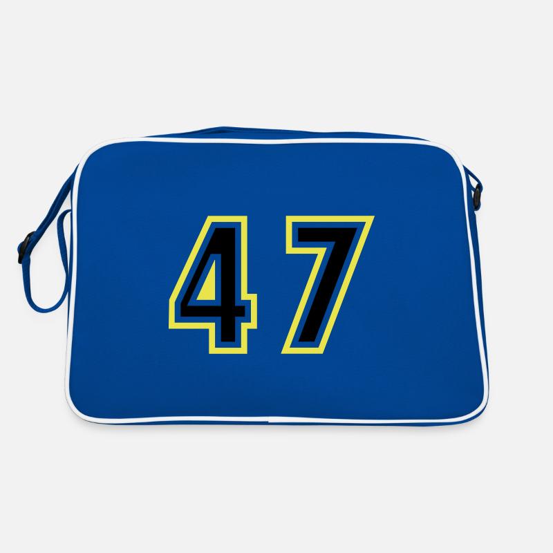 47 Number College Retro Bag