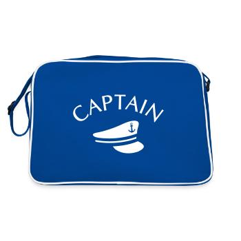 CAPITAINE CAPITAINE HAT - Sac Retro - bleu/blanc - Dos