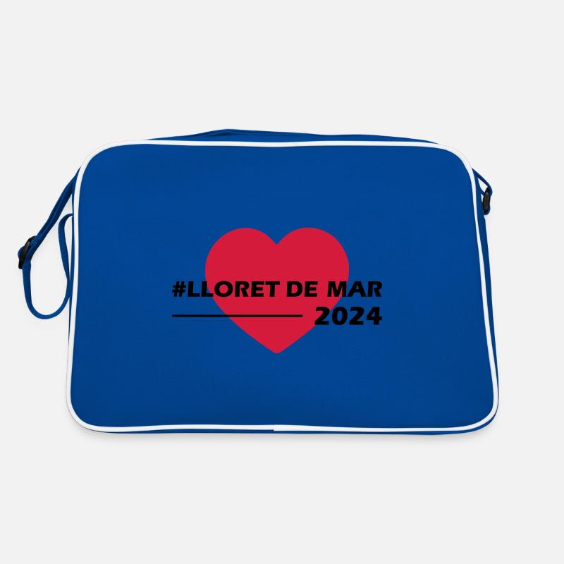 Lloret De Mar 2024 Heart Love Retro Bag