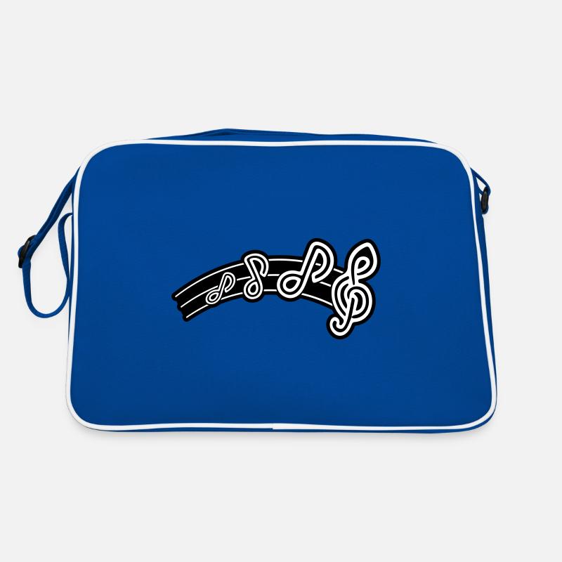 Musical Notes Symbol Clef Retro Bag