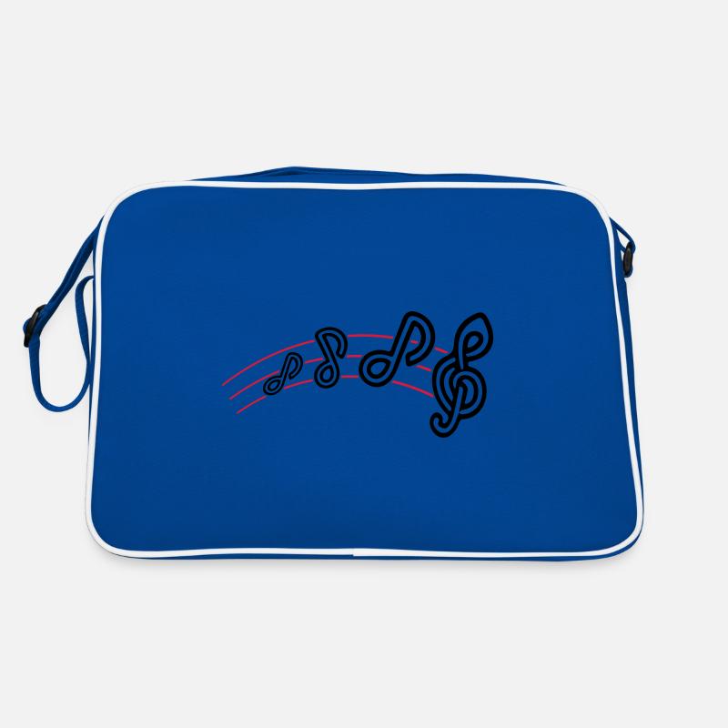 Musical Notes Symbol Music Retro Bag