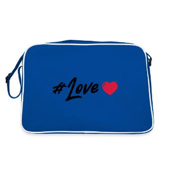 Coeur d’amour - Sac Retro - bleu/blanc - Dos