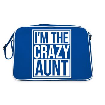 at The Crazy Aunt - Retro Bag - blue/white - Back
