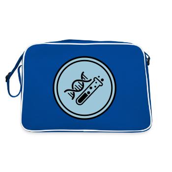 Test tube chemistry - Retro Bag - blue/white - Back