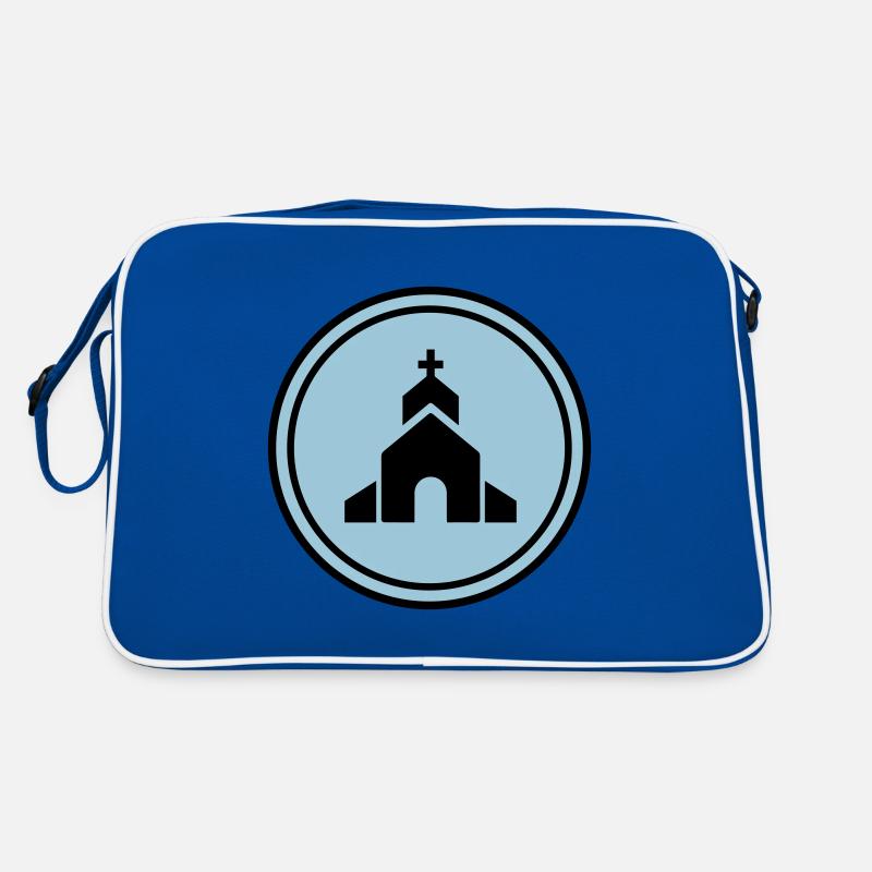 Kirche glaube Retro Tasche