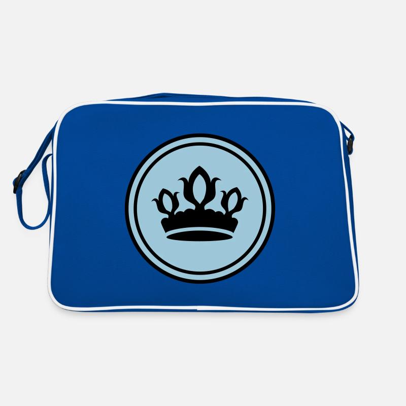 Krone Silhouette Retro Tasche
