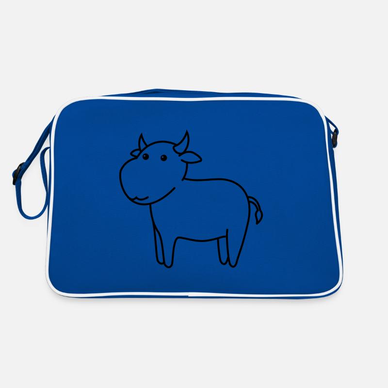 Taureau Comic Animal Sac Retro