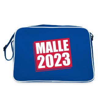 Malle 2023 Majorque - Sac Retro - bleu/blanc - Dos