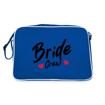 Coeur de l’équipage de la mariée - Sac Retro - bleu/blanc - Dos