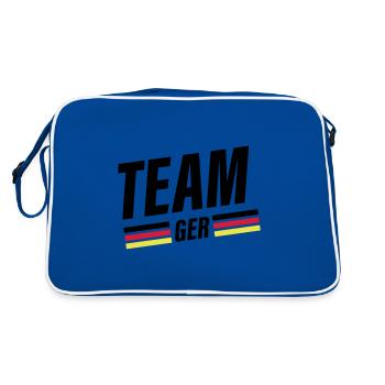 Équipe d’Allemagne - Sac Retro - bleu/blanc - Dos