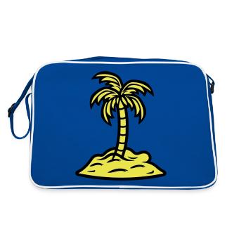 Palm Island vacances d’été - Sac Retro - bleu/blanc - Dos