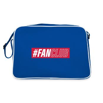 Fan Club Verein - Retro Tasche - Blau/Weiß - Hinten