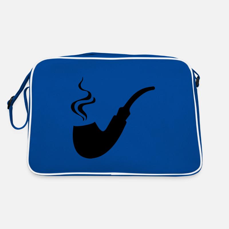 Pfeife rauchen Retro Tasche