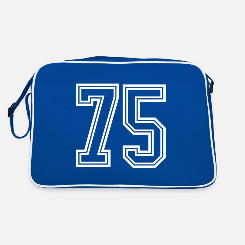 Symbole numérique 75 Sac Retro