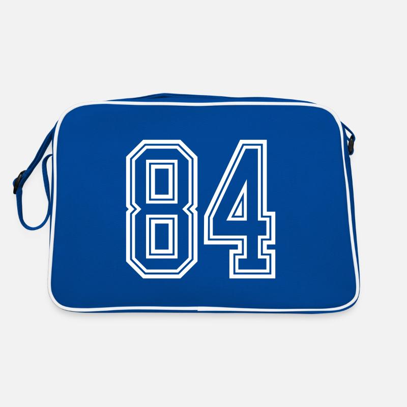 84 number symbol Retro Bag