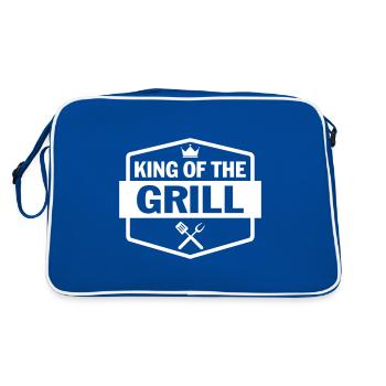 King of the Grill - Griller King Grill King BBQ - Sac Retro - bleu/blanc - Dos