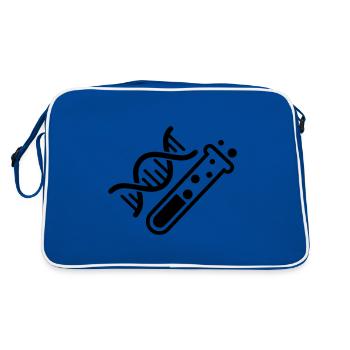 Test tube chemistry - Retro Bag - blue/white - Back