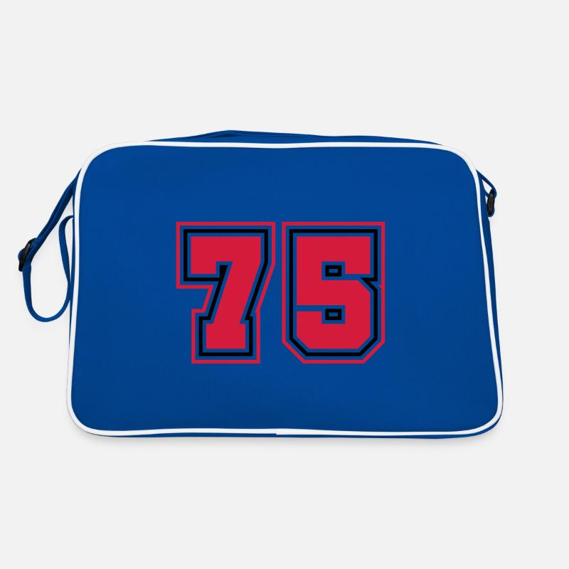 Symbole numérique 75 Sac Retro