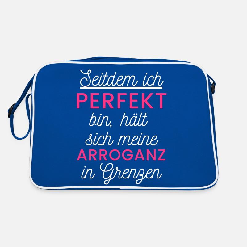 Selbstironische Perfektion Retro Tasche
