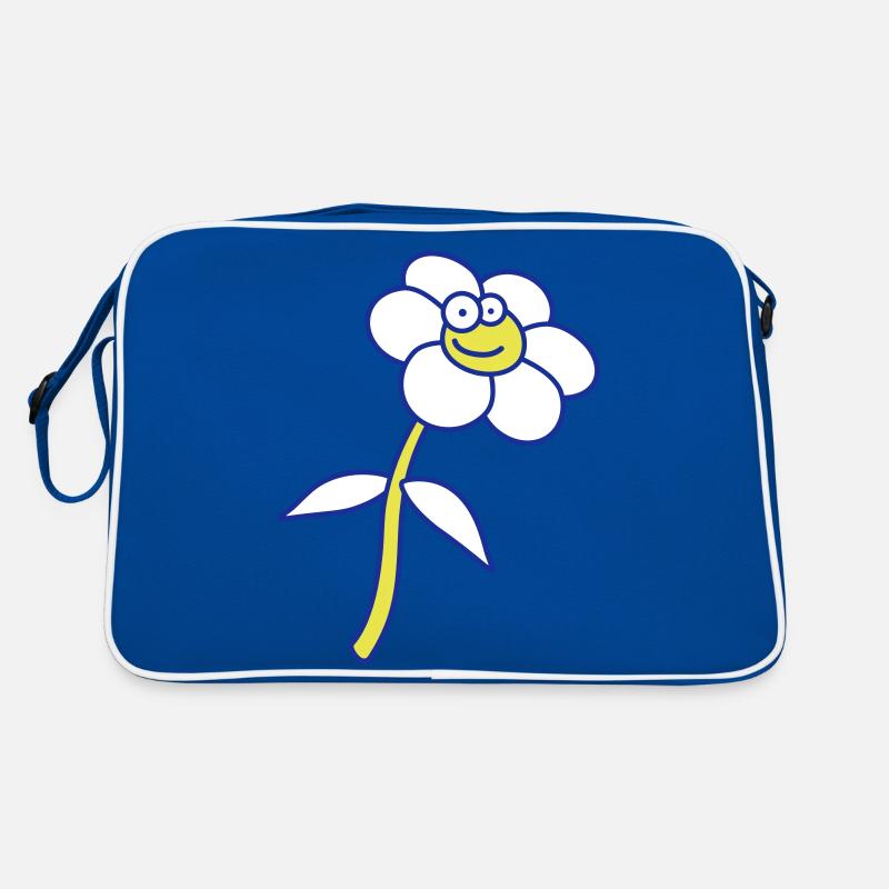 Fleur douce Printemps Eté Nature Visage drôle Sac Retro