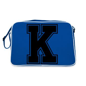 k_symbol - Retro Bag - blue/white - Back