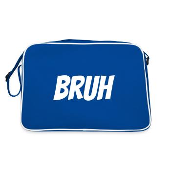Bruh - Sac Retro - bleu/blanc - Dos