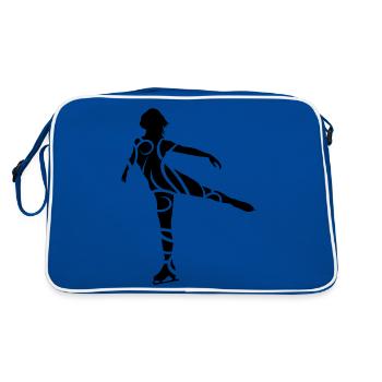 Ice Skating female - Sac Retro - bleu/blanc - Dos