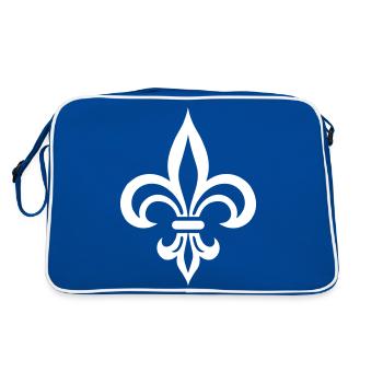 Fleur de Lis Grace - Sac Retro - bleu/blanc - Dos