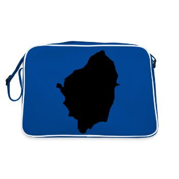 Naxos - Sac Retro - bleu/blanc - Dos