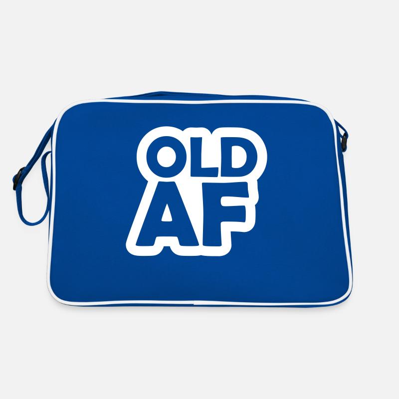 ancien logo de texte AF Sac Retro