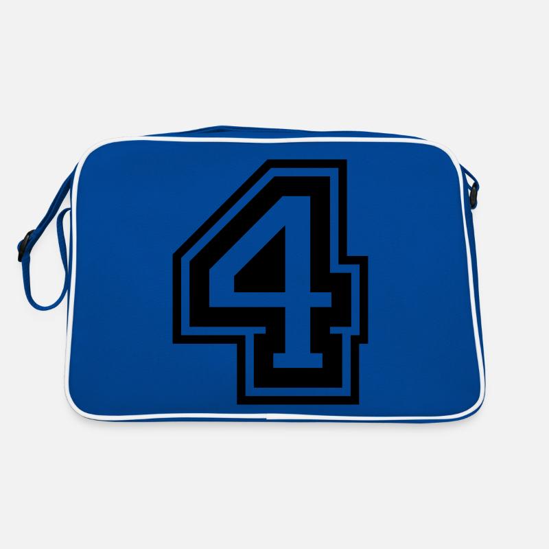 4 Number number Retro Bag