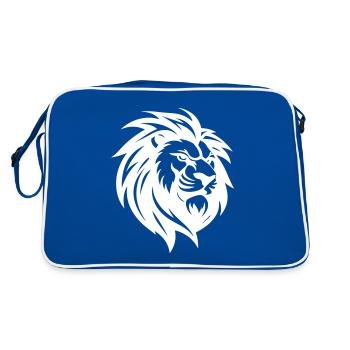 Lion - Sac Retro - bleu/blanc - Dos