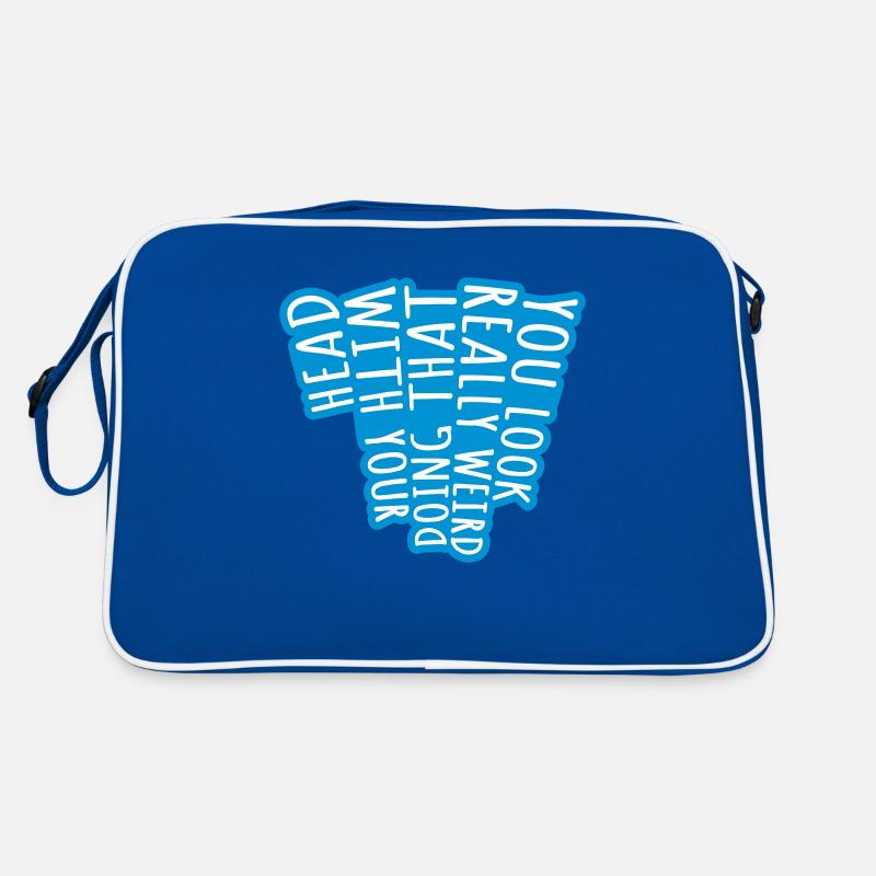 you look really weird Retro Bag