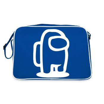 Spaceman - Retro Bag - blue/white - Back