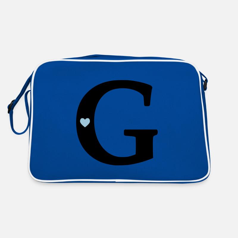 point G Lettre initiale Sac Retro
