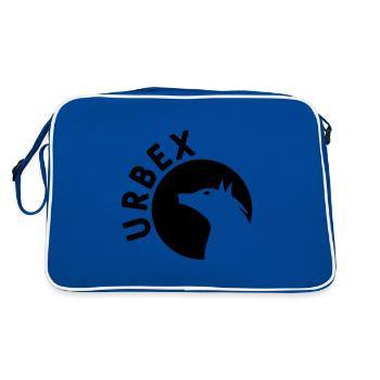 Urbex - Urban Exploration - Retro Tasche - Blau/Weiß - Hinten