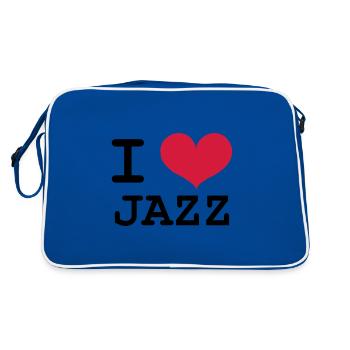 I Love Jazz - Sac Retro - bleu/blanc - Dos