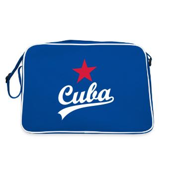 CUBA C - Sac Retro - bleu/blanc - Dos