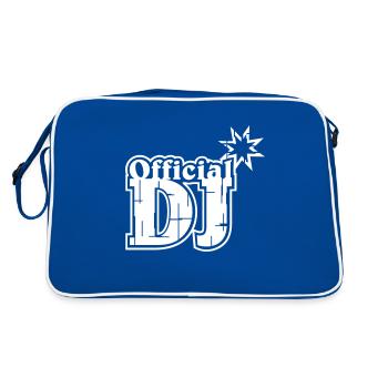 DJ officiel (1c) - Sac Retro - bleu/blanc - Dos