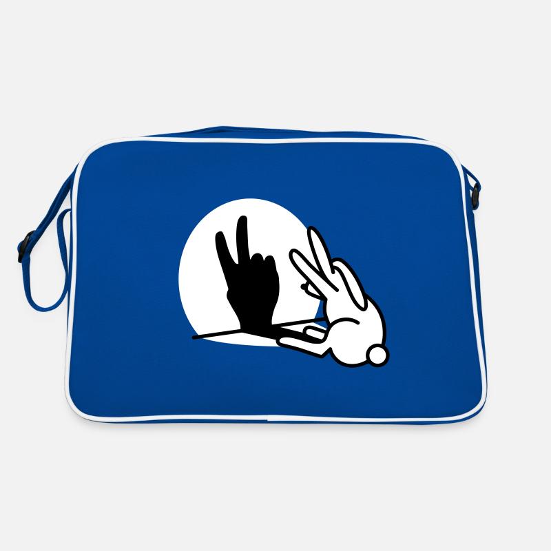 Rabbit Shadow Hand Two 2 Years Birthday V Retro Bag