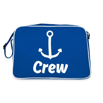 Crew - Skipper Sailing Charter Team - Retro Bag - blue/white - Back