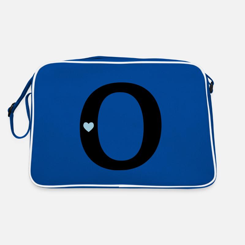 Letter O Initial point Retro Bag
