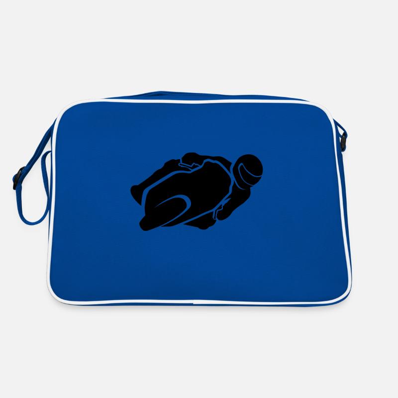 Motorradfahrer Retro Tasche