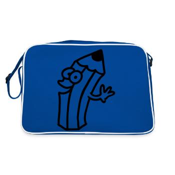joyful pin - line - Retro Bag - blue/white - Back