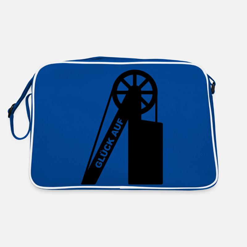 Glück Auf Förderturm Retro Tasche