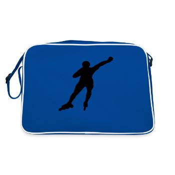 Logo Roller - Sac Retro - bleu/blanc - Dos