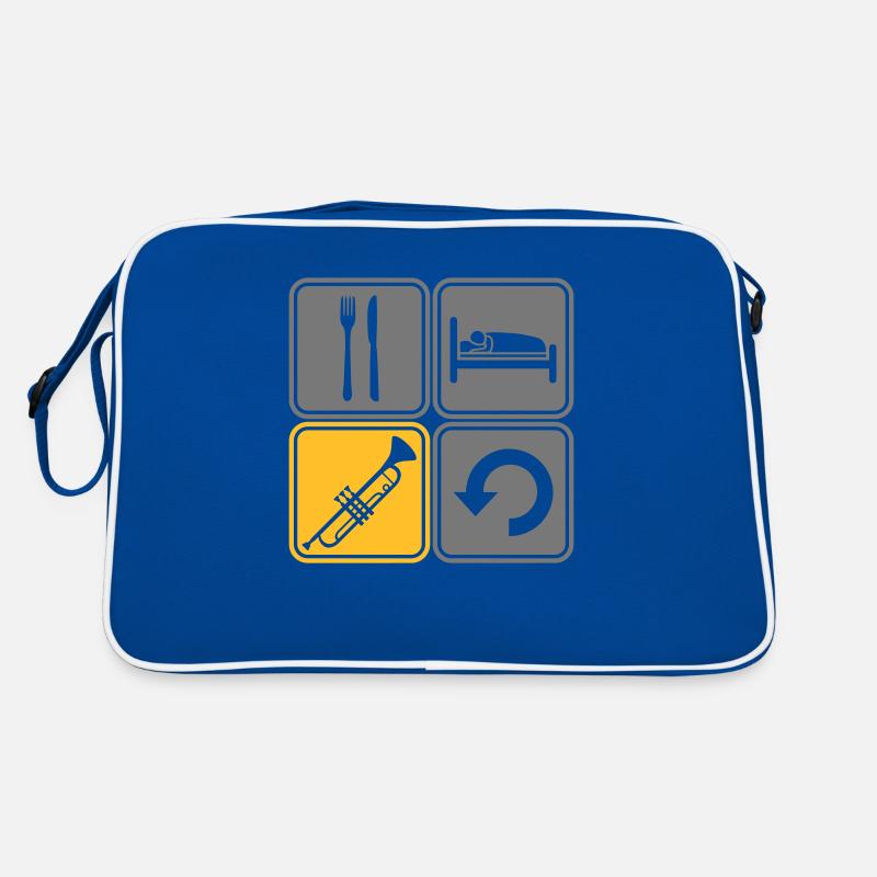 Trompette Mange le sommeil Sac Retro