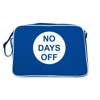 pas de jours de congé devis - Sac Retro - bleu/blanc - Dos