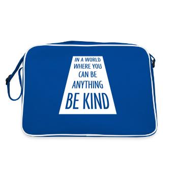 Vous pouvez être gentil - Sac Retro - bleu/blanc - Dos