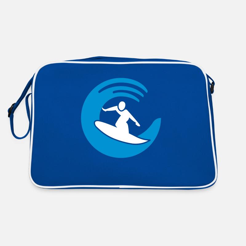 surfing logo Retro Tasche
